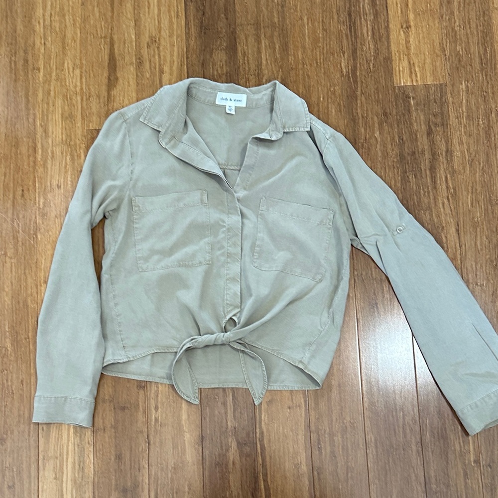 LAST CHANCE OFFER: Cloth & Stone Light Tan Shirt